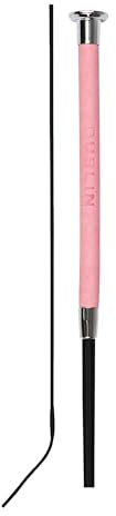 Dublin Fancy Stitch Leather Dressage Whip, Pink, 43