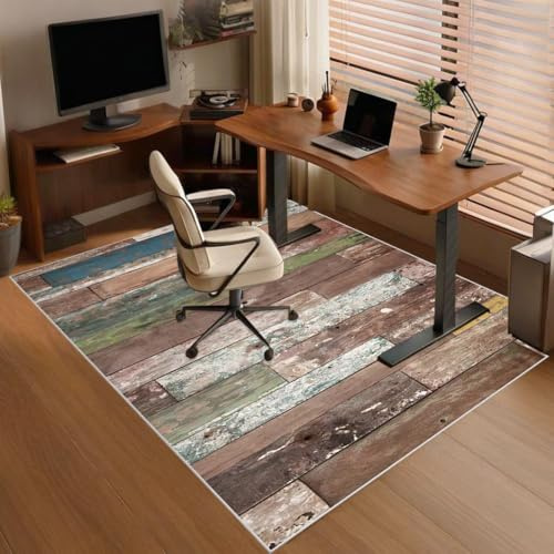 Bürostuhl Teppich Unterlage Bodenschutz Teppichschoner, Schreibtischstuhl Unterlage Bodenschutzmatte Gaming Bürostuhlunterlage für Parkett Laminat Hartböden Teppichboden, Bürostuhl Matte 200 x 300 cm