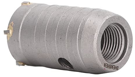 HELEVIA Foret de Scie Cloche de 40 Mm avec Pointe en Carbure, Bord de Coupe Propre pour L'installation du Béton, de la Brique et de la Pierre