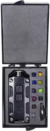 Light Painting Photography Pen, Light Painting Photography Tools, Light Painting Brushes, 4-Level Dimming, Max 360 Lumens, with 9 Color Sticks, for Creative Photography, Photography Lens Prop.