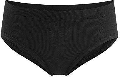 Living Crafts - Jade | Taillen-Slip - Hochwertiges Feinripp, ohne irritierende Seitennähte, elastischer Bund, formstabiles Beinausschnitt, Bio-Baumwolle (44/46, Black)