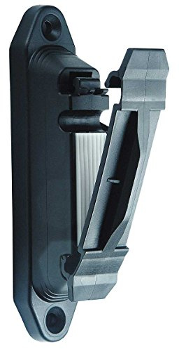 Kerbl Profi-Klemmisolator Schwarz Mit Gummi-Einlage, 10 Stück