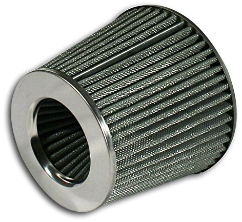 JOM Car Parts & Car Hifi GmbH 40321 Power- Filter, Silber mit 60, 70, 76, 84 und 90mm Anschluss