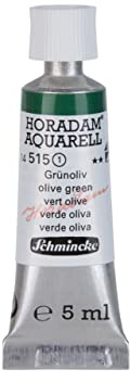 Schmincke – HORADAM® AQUARELL - feinste Künstler-Aquarellfarben, Grünoliv - 5 ml