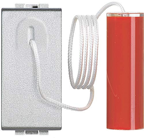 BTicino Livinglight Pulsante a Tirante, Grigio Tech