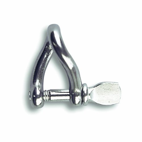 Chapuis MAT4 Manille torse inox 45 kg axe 4 mm Largeur 8 mm