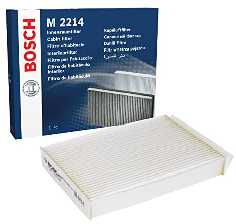 Bosch M2214 Standard Cabin Filter - Replacement Filter | Filters Pollen and Dust for Cleaner Air Inside the Vehicle