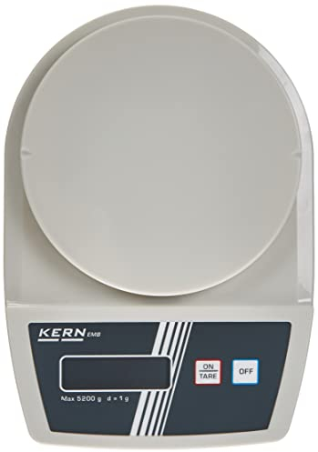 KERN Einsteiger-Laborwaage mit Enormen Wägeleistungen, Grau, Präzision bis 0,1 g, 500g Wägebereich