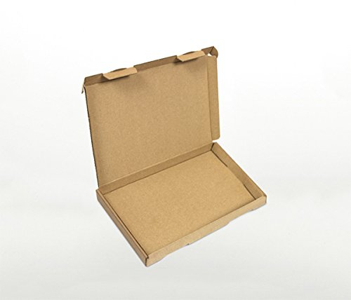 50 x Großbriefkartons 230 x 160 x 20 mm Braun - Marken-Qualität von OfficeKing®