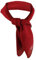 TigerTie Damen Chiffon Nickituch in rot bordeaux einfarbig unicolor - Halstuch Größe 50 cm x 50 cm