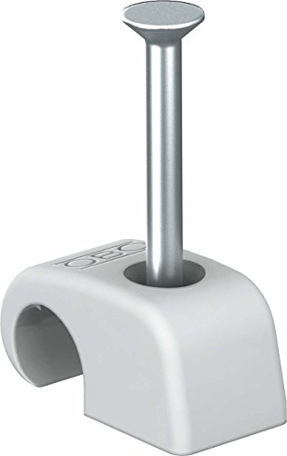 OBO BETT. Haft-Clip m.Nagel lichtgrau 2026 35 LGR SP