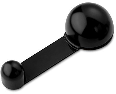 Inofix M57361 - Tope puerta retenedor giratorio 2035 negro