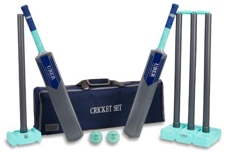Crazy Cricket Set - Senior - Bat size 6 - Kwik, Quick, Beach, Park Games, Fun, Outdoor