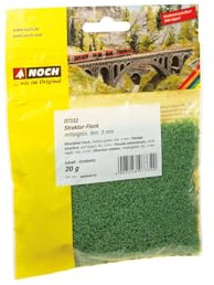 Structured Flock medium green, fine