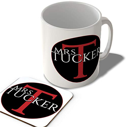 McMug - Mrs Tucker - Mug and Coaster Set, Ceramic, 11fl.oz.
