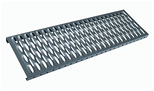 PAROTEC Laufrost | Dachtritt Steigtritt | Solides und robustes Gitterrost, zertifiziertes Stahl, Feuerverzinkt, langjährige Verwendung, glatter Rand, Anthrazit - Ral 7016, Länge: 80 cm