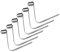 MagiDeal 6 Stück 8mm Edelstahl Kayak Paddle Spring Clips - Tent Pole Clips - Snap Button Clip, Edelstahl für Zelte, Kajak, Paddel, Zeltstange