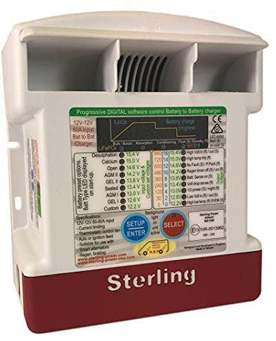 Sterling Power 12v 60amp Battery to Battery Charger BB1260