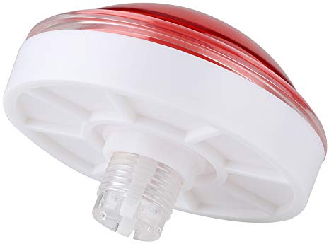 Interruptor de botón pulsador 100 mm Lámpara de dos colores Interruptor de botón redondo grande para videojuego Arcade(rojo)