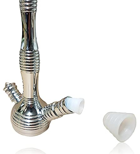 Bayli 2er Set Schlauchdichtungen Shisha | Universal Dichtung für Wasserpfeife Schläuche | Shishaschlauch Gummidichtung | Transparent | Silikon Schlauchdichtung | Ersatzdichtung für Silikonschlauch
