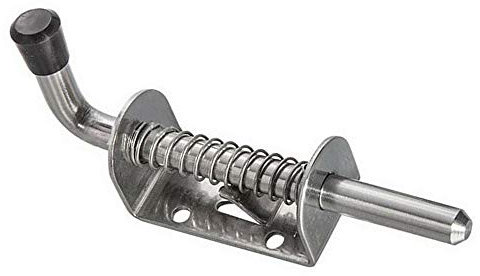 Molla in acciaio resistente, 1 chiavistello a molla per garage, capannone stabile, ecc. (128 mm)