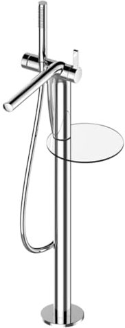 Keuco Edition 400 Einhebel-Wannenmischer 51527, freistehende Montage, Farbe: Verchromt