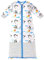 Chilsuessy Winter 2.5 Tog Kinder Schlafsack mit abnehmbaren Ärmeln Bio Babyschlafsack für Jungen und Mädchen von 1 bis 10 Jahre alt, Blau Pinguin, XL/Koerpergroesse 130-150cm