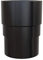 Black Round 68mm Downpipe Straight Connector, Freeflow Rain Water Systems