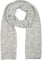 styleBREAKER Unisex einfarbiger Strick Schal mit strukturiertem Flecht Muster, Uni Winter Strickschal 01018161, Farbe:Hellgrau meliert
