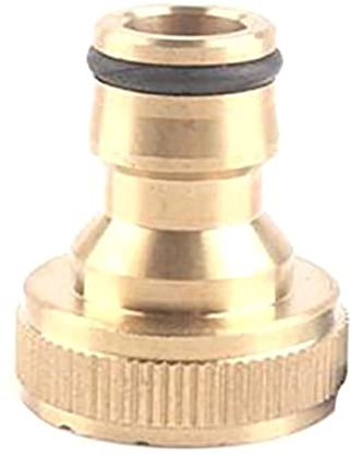 bzcemind 1 stücke Garten Schnellverbinder Kupfergewinde Gelenkgewässer Schlauch Armaturen Bewässerungsrohr Zubehör Wasserleitung Adapter,3/4in Connector(J)