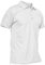 KEFITEVD Golf Shirt Herren Atmungsaktiv Quick Dry Sommer Tshirt Leicht Outdoorshirt Kurzarm Oberteil für Fahrrad Running Funktion Shirt Weiß 2XL