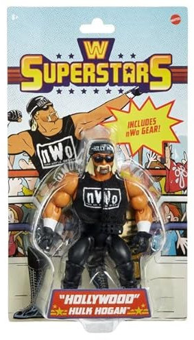 WWE Superstars Actionfiguren-Kollektion im Retro-Stil (Hollywood Hulk Hogan)