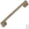 Decoranddecor Dimora D-Shape Cupboard Handles | Rectangular Kitchen Handles for Cupboards | Cabinet Pulls - 224mm, Antique Brass