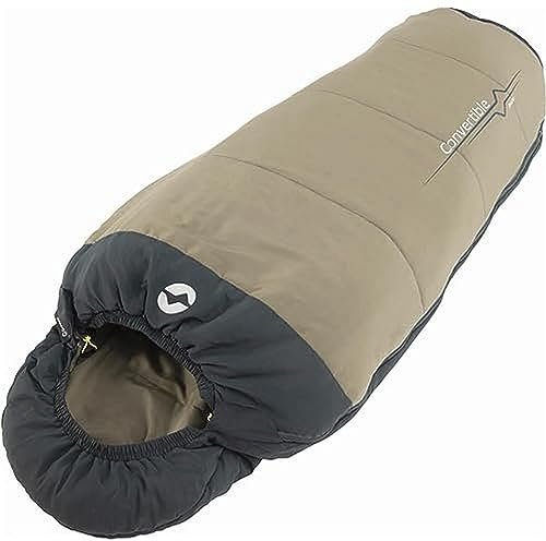 Outwell Convertible Junior Olive Schlafsack, Crem.der, grau, Einheitsgröße