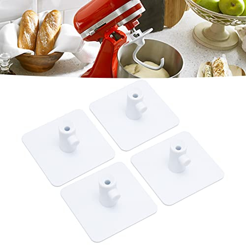 NDNCZDHC Stand Mixer Attachment Holders, 4-Pack Storage Organizer for Flat Beater and Dough Hooks, Vertical Hanging Mixer Attachments Accessories Holder for Kitchen