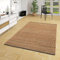 Pergamon Jute Teppich Salsa Beige Schwarz Meliert - Handgefertigt aus strapazierfähiger Naturfaser - Schlichtes Design - Verschiedene Größen und Formen verfügbar