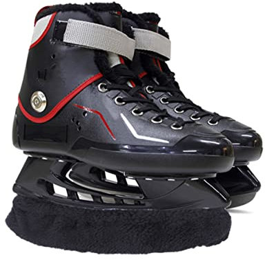 VANZACK Schlittschuhüberzüge Aus Samt Praktische Schutzhüllen Für Eislauf Und Hockeyschlittschuhe Elastische Skate-Cover