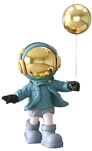 Morlinca Kreative Astronaut Figur Statue Harz Skulptur Weltraum Themen Party Home-Office Schreibtisch Dekoration Wohnzimmer Schlafzimmer Decor,C3