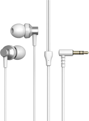 Headphones Compatible with Meta Quest 3VRHeadset Noise-Isolating in-Ear Earphones with Custom Silicone Earbuds Caps (White)