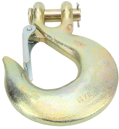 XHTLLO Gancio a Forcella, Gancio per Verricello da Traino Pesante da 13500 Libbre, Gancio a Forcella Addensato da 5/8 Pollici, Ganci per Rimorchio Ad Alta Temperatura in Acciaio Legato