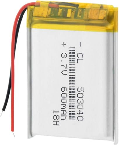 3.7 V 600 Mah 503040 40x30x5mm Li Po Polymère Lithium Li ION Batterie pour Enregistreur Vocal Casque Haut-Parleur 4 Pièces.1 PCS