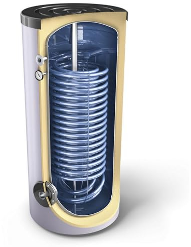 500 Liter Warmwasserspeicher Standspeicher mit einem doppelten Hochleistungswärmetauscher - Wärmepumpenspeicher