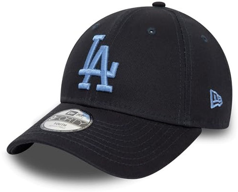 New Era Los Angeles Dodgers MLB Berretto per i Bambini Logo della Squadra Regolabile 9Forty Cappellino Baseball Blu