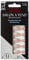 KISS Salon X-tend, Press-On Nails, Nail Glue Included, 'Satellite', Light Silver, Short Size, Coffin Shape, 30 Nails, 5Ml Led Soft Gel Adhesive, 1 Manicure Stick, 1 New Mini File, New Prep Pad