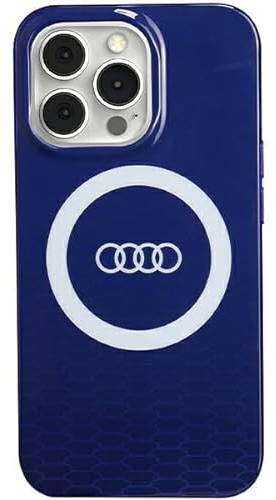 Audi IML Big Logo Case Hülle für iPhone 13 Pro / 13 6.1 Blau Blue hardcase AU-IMLMIP13P-Q5/D2-BE