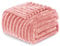 Exclusivo Mezcla Kuscheldecke Flauschig Fleecedecke Flanell Decke, Leichte und Warme Sofadecke Couchdecke für Ganzjahreszeit, 130 x 150 cm Rosa