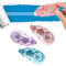 Glue Roller,3 Double Sided Tape Dispenser, Scrapbooking Supplies, Adhesive Glue Tape Roller - Long Lasting 8mm x 10m for School Home DIY Crafting Gift Wrapping (Pink&Purple&Blue)