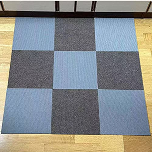 Teppichfliese selbstklebend 10 Fliesen rutschfeste Teppichquadrate, 30 x 30 cm, Selbstklebende Teppichfliesen, abziehbarer und aufklebbarer Teppich, schalldicht, mehrere Farben erhältlich, 0,5 cm Flo