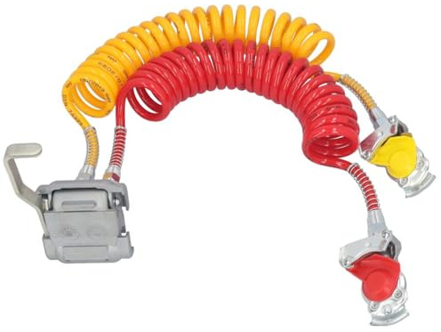 SAMETRUCK Duomatic Umrüstsatz Spiralschlauch Schnellkuplung Anhängerseitig LKW Anhänger