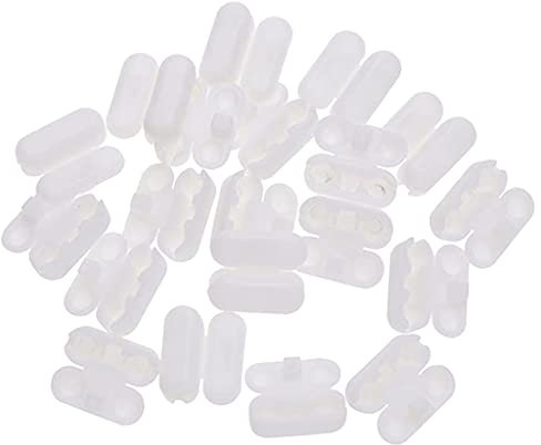 lansuiyour 20 Pack Roller Blinds Pull Cord Connector Curtain Chain Connector For Vertical Blinds Joiners Spare Replacements